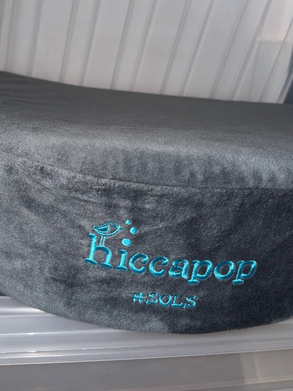 Hiccapop Pregnancy Wedge Pillow Gray Memory Foam Maternity Belly Support